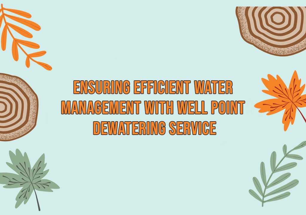 Dewatering contractors in chennai - Prasanth Dewatering