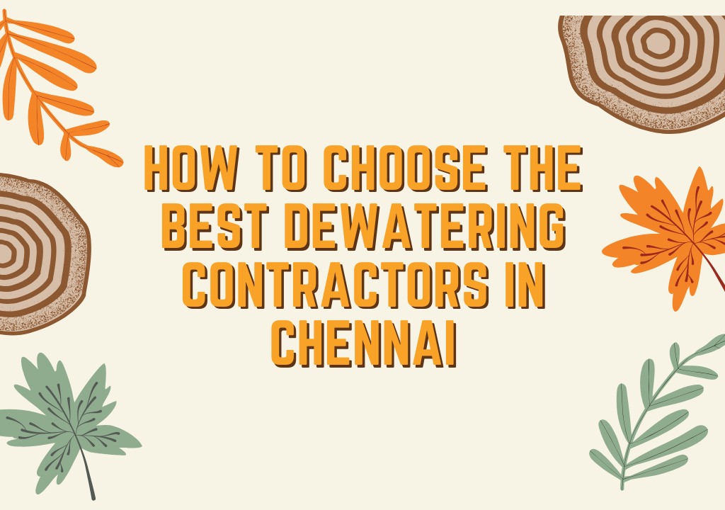Dewatering contractors in india - Prasanth Dewatering